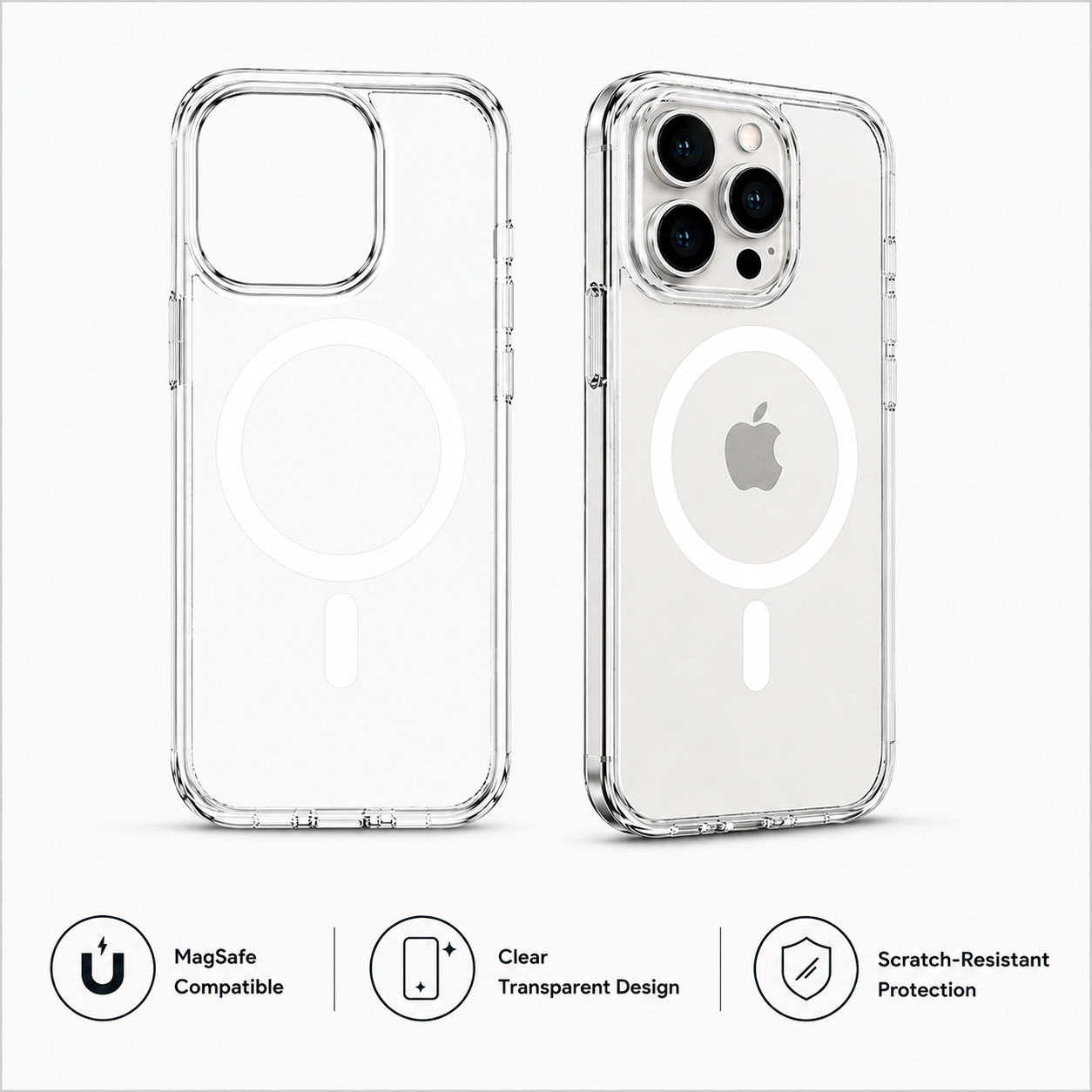 Magnetic Phone Case For iPhone - MagSafe Compatible